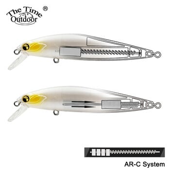 THETIME Νέο Assassin 105S 14g AR-C Slow Sinking Squad Minnow Lure Wobblers Jerbait Artificial Bait for Bass Pike Trout Fishing