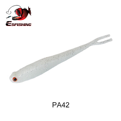 ESFISHING Real Shad 130mm Pesca Umelý silikónový mäkký návnada Vidlica Tail Inject Salts Rybárske návnady Minnow Jigging