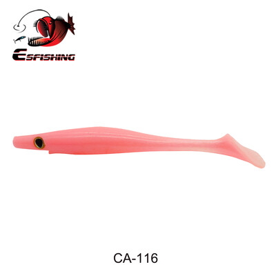 KESFISHING Hog Shad 4”5”6”8” ιντσών Pesca Isca Τεχνητό δόλωμα για μεγάλα αλιεύματα Θαλάσσιο ψάρεμα Wobblers Double Colors Soft Fishing Lure