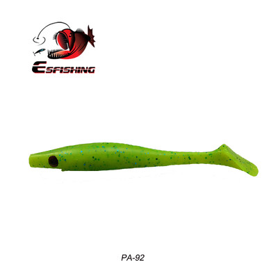 KESFISHING Hog Shad 4”5”6”8” ιντσών Pesca Isca Τεχνητό δόλωμα για μεγάλα αλιεύματα Θαλάσσιο ψάρεμα Wobblers Double Colors Soft Fishing Lure
