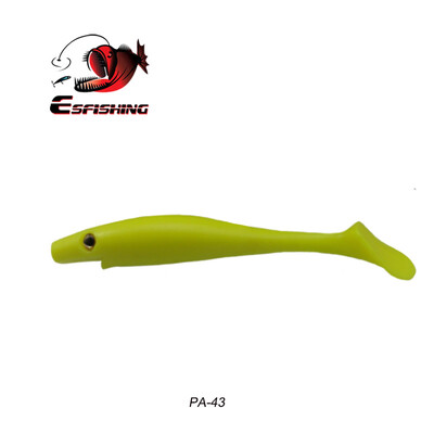 KESFISHING Hog Shad 4”5”6”8” ιντσών Pesca Isca Τεχνητό δόλωμα για μεγάλα αλιεύματα Θαλάσσιο ψάρεμα Wobblers Double Colors Soft Fishing Lure