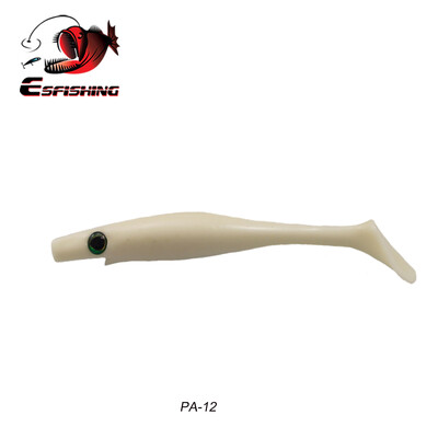 KESFISHING Hog Shad 4”5”6”8” ιντσών Pesca Isca Τεχνητό δόλωμα για μεγάλα αλιεύματα Θαλάσσιο ψάρεμα Wobblers Double Colors Soft Fishing Lure