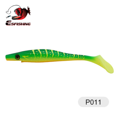 KESFISHING Hog Shad 4”5”6”8” ιντσών Pesca Isca Τεχνητό δόλωμα για μεγάλα αλιεύματα Θαλάσσιο ψάρεμα Wobblers Double Colors Soft Fishing Lure