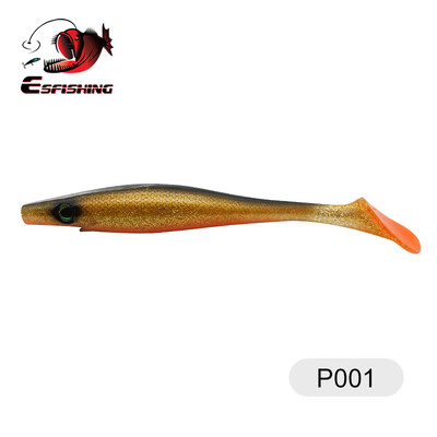 KESFISHING Hog Shad 4”5”6”8” ιντσών Pesca Isca Τεχνητό δόλωμα για μεγάλα αλιεύματα Θαλάσσιο ψάρεμα Wobblers Double Colors Soft Fishing Lure