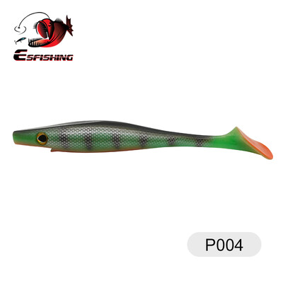KESFISHING Hog Shad 4”5”6”8” ιντσών Pesca Isca Τεχνητό δόλωμα για μεγάλα αλιεύματα Θαλάσσιο ψάρεμα Wobblers Double Colors Soft Fishing Lure