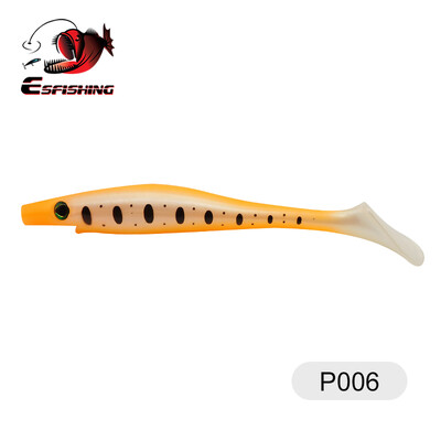 KESFISHING Hog Shad 4”5”6”8” ιντσών Pesca Isca Τεχνητό δόλωμα για μεγάλα αλιεύματα Θαλάσσιο ψάρεμα Wobblers Double Colors Soft Fishing Lure