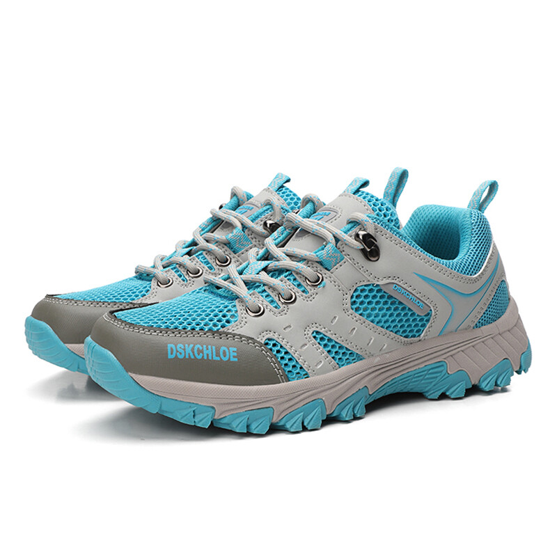 Vară Femei Pantofi de drumeție din plasă respirabil în aer liber Femei Alpinism Montan Trekking Urmărire traseu Anti-alunecare