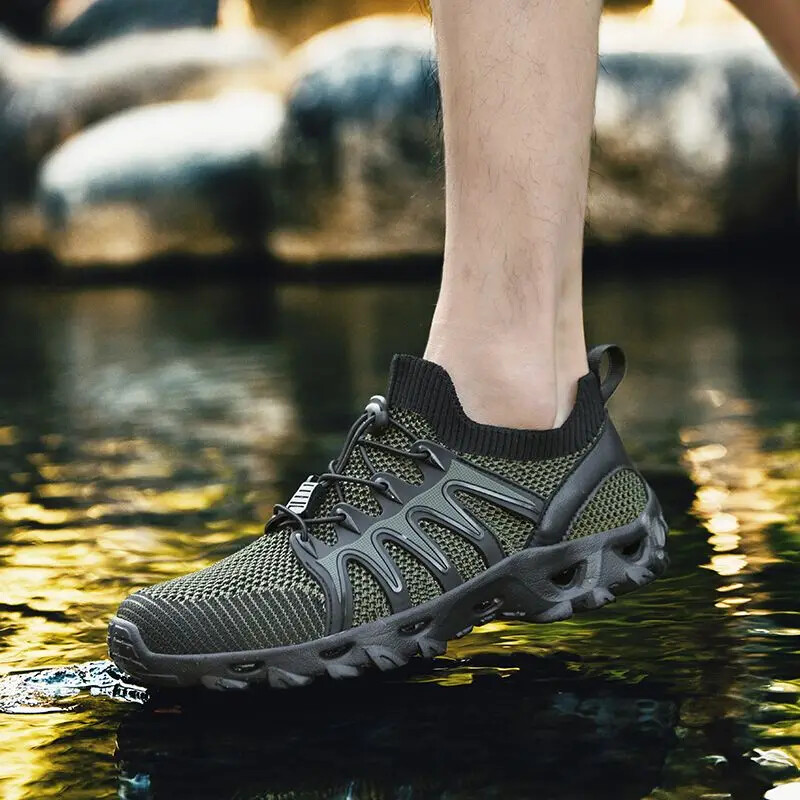 Pantofi sport respirabili pentru bărbați ocazional cu platformă groasă Moda originală DrumețiiTrekking Pantofi pentru bărbați simpli și confortabili Y2k eleganti