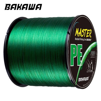 BAKAWA Japonia 4X 4 fire împletite linie de pescuit 300M 500M 1000M 100M sârmă PE multifilament mușcă mare apă sărată țesătură Extreme Pesca