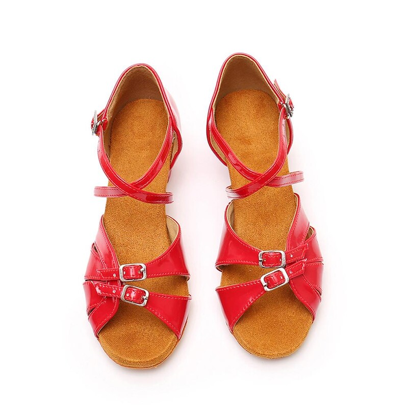 Laste tantsukingad tüdrukutele, naiste tantsusaalid, ladina kingad Naiste kaasaegsed tangotantsukingad Salsa sandaalid 3,5 cm kontsaga