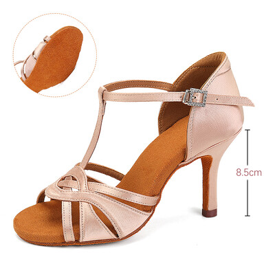 Ženska obuća za latino plesove Obuća za ples za djevojčice Ženske moderne cipele za tango jazz Salsa sandale Potplat od brušene kože