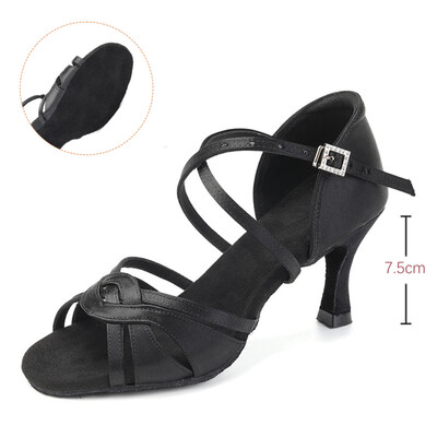 Ženska obuća za latino plesove Obuća za ples za djevojčice Ženske moderne cipele za tango jazz Salsa sandale Potplat od brušene kože