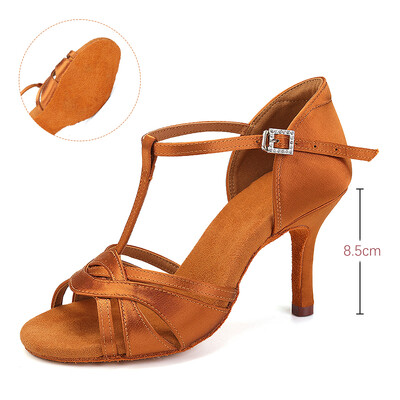 Ženska obuća za latino plesove Obuća za ples za djevojčice Ženske moderne cipele za tango jazz Salsa sandale Potplat od brušene kože