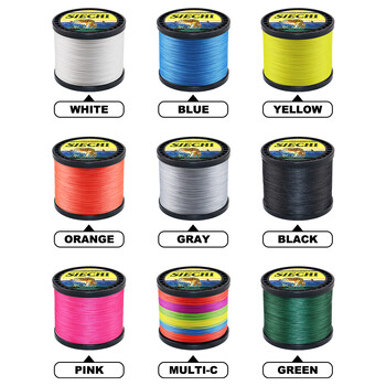 SIECHI X8 Pe Braided Fishing Line Pesca Carp Multifilament Fly Wire Japanese Saltwater 1000M 500M 300M 22LB-88LB