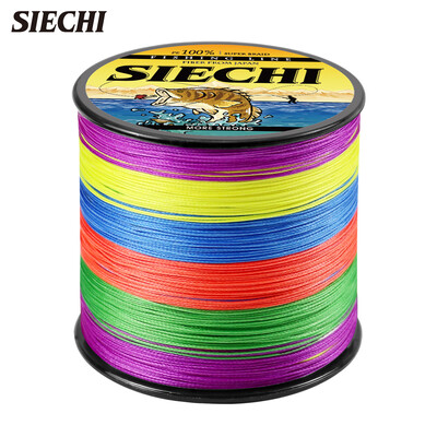 SIECHI X8 Pe плетена въдица за риболов Pesca Carp Multifilament Fly Wire Японска солена вода 1000M 500M 300M 22LB-88LB