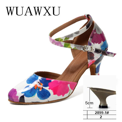 NATASHA2023 Ladina tantsukingad Värvilised täiskasvanute tantsukingad Naiste tantsukingad kõrge kontsaga tantsukingad Peotantsukingad Pehme tald 8