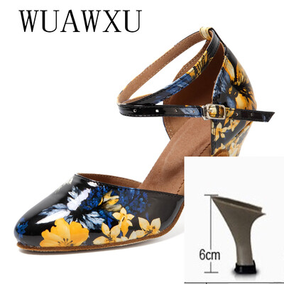 NATASHA2023 Ladina tantsukingad Värvilised täiskasvanute tantsukingad Naiste tantsukingad kõrge kontsaga tantsukingad Peotantsukingad Pehme tald 8