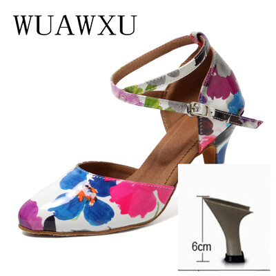 NATASHA2023 Ladina tantsukingad Värvilised täiskasvanute tantsukingad Naiste tantsukingad kõrge kontsaga tantsukingad Peotantsukingad Pehme tald 8