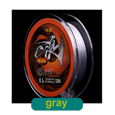 50 m üliõhukese traadi läbimõõduga õngenöör 0,06–0,23 mm 4 punutud ülitugev Jaapani multifilament PE punutud nöör ujuvnöör