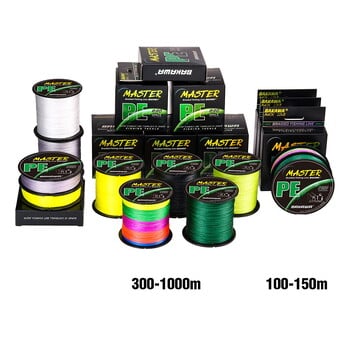 BAKAWA 300M 100M 500M 1000M 12 Strands Braided Fishing Line 100% PE Wire Multifilament Japanese 25-120LB Carp Weaves Saltwate