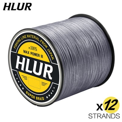 Linie de pescuit împletită HLUR cu 12 fire Putere puternică 33-150LB Japonia Linie PE multifilament Accesorii pentru pescuitul crapului 100-1000M