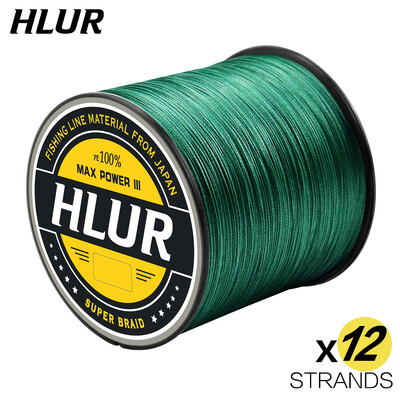 Linie de pescuit împletită HLUR cu 12 fire Putere puternică 33-150LB Japonia Linie PE multifilament Accesorii pentru pescuitul crapului 100-1000M