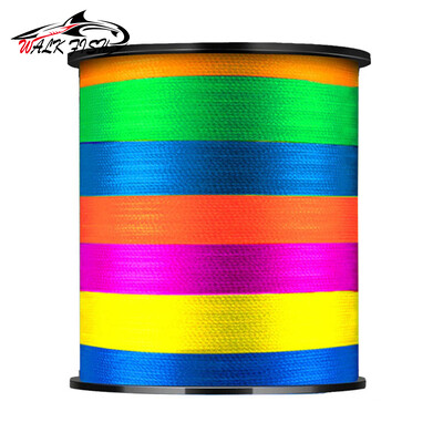 WALK FISH 4 șuvițe 300m 8 șuvițe Japonia PE împletit Super Strong Linie de pescuit Japonia PE împletit Linie plutitoare