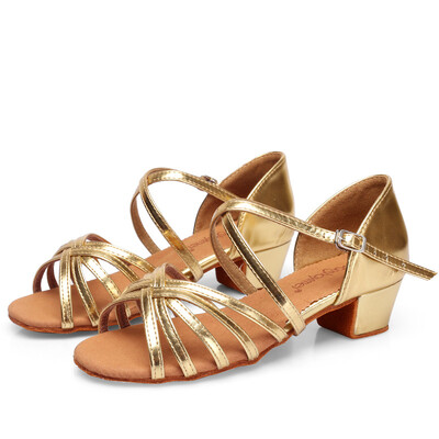 Pantofi de dans latin, 8 culori, copii/copii/copii, sală de bal Tango, femei, pantofi cu toc mic, roșii, pantofi de dans pentru femei