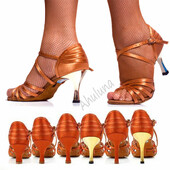 Naiste tango/tantsu/ladina tantsujalatsid kõrge kontsaga salsa professionaalsed tantsukingad tüdrukutele, naistele 5/6/7 cm/8 cm DS030