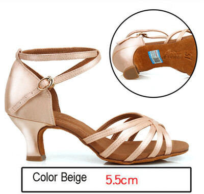 Naiste tango/tantsu/ladina tantsujalatsid kõrge kontsaga salsa professionaalsed tantsukingad tüdrukutele, naistele 5/6/7 cm/8 cm DS030