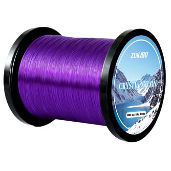 Zukibo 3000M Crystal Nylon Line Японска висококачествена монофилна въдица Супер здрава найлонова въдица Бързо потъваща линия Fly Line