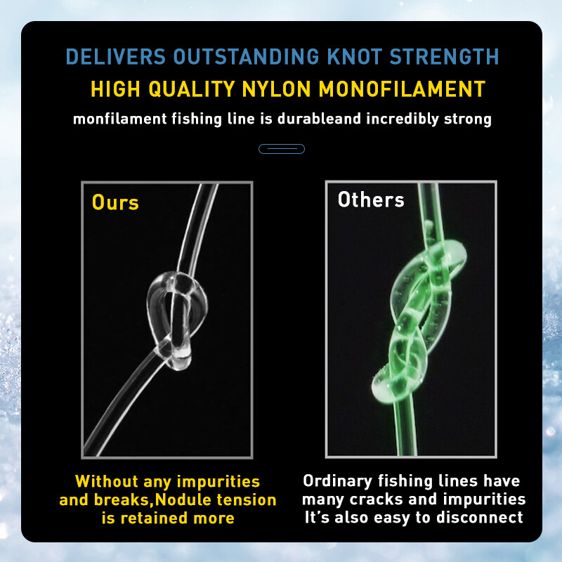 Zukibo 3000M kristalno najlonsko struno Japansko visokokvalitetno monofilamentno struno za pecanje Super snažno najlonsko struno Brzo tonuće struno Mušičarsko struno