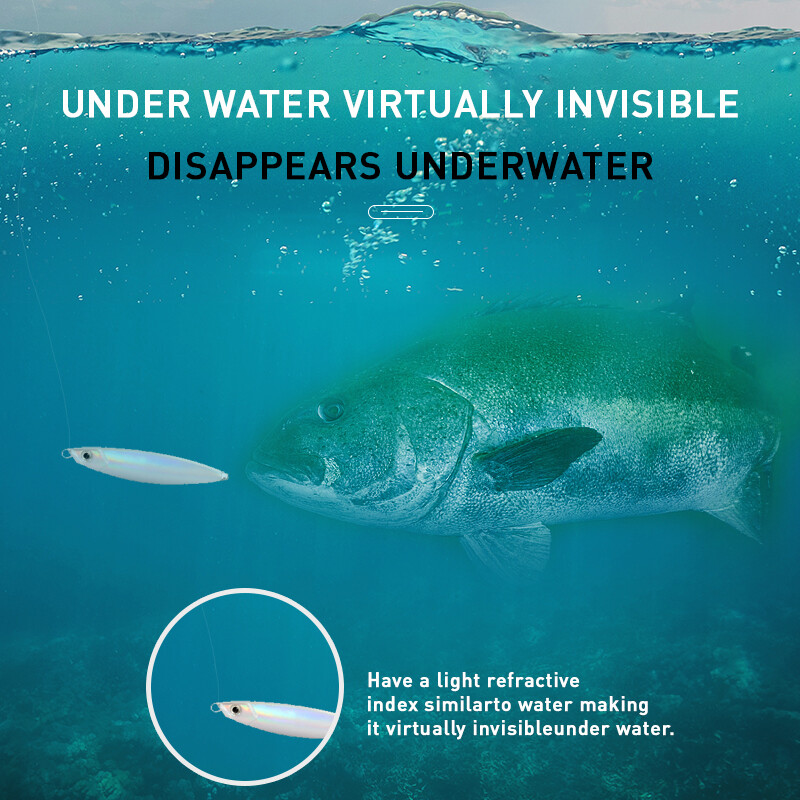 Zukibo 3000M kristalno najlonsko struno Japansko visokokvalitetno monofilamentno struno za pecanje Super snažno najlonsko struno Brzo tonuće struno Mušičarsko struno