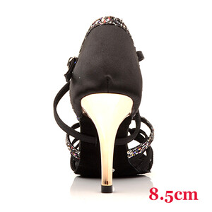 Ladingwu Uued tantsukingad Woman Latin Sansa tantsujalatsid Naiste peokingad Ballroom Performance Kingad Dancing Metal konts 7. 5/8. 5 cm