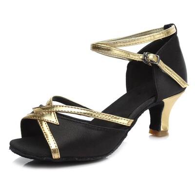 Нови дамски обувки за латино танци за жени Момичета Tango Ballroom Удобни обувки за танци с пилон Мека мода 8 цвята
