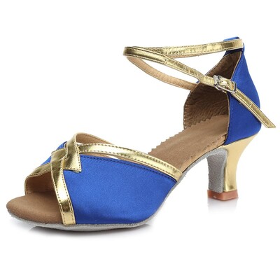 Нови дамски обувки за латино танци за жени Момичета Tango Ballroom Удобни обувки за танци с пилон Мека мода 8 цвята