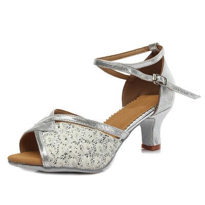 Нови дамски обувки за латино танци за жени Момичета Tango Ballroom Удобни обувки за танци с пилон Мека мода 8 цвята