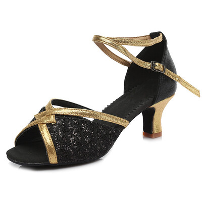 Нови дамски обувки за латино танци за жени Момичета Tango Ballroom Удобни обувки за танци с пилон Мека мода 8 цвята