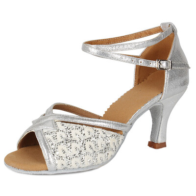 Нови дамски обувки за латино танци за жени Момичета Tango Ballroom Удобни обувки за танци с пилон Мека мода 8 цвята