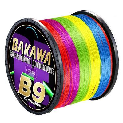 Плетена въдица 9 нишки 100M 300M 500M 1000M Spinning PE Multifilamento Japa Carp Fly Sea Saltwater Weave Extreme Pesca