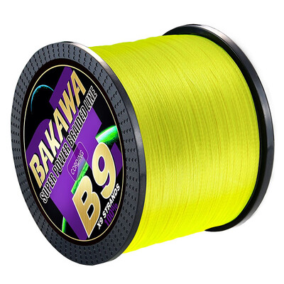 Плетена въдица 9 нишки 100M 300M 500M 1000M Spinning PE Multifilamento Japa Carp Fly Sea Saltwater Weave Extreme Pesca