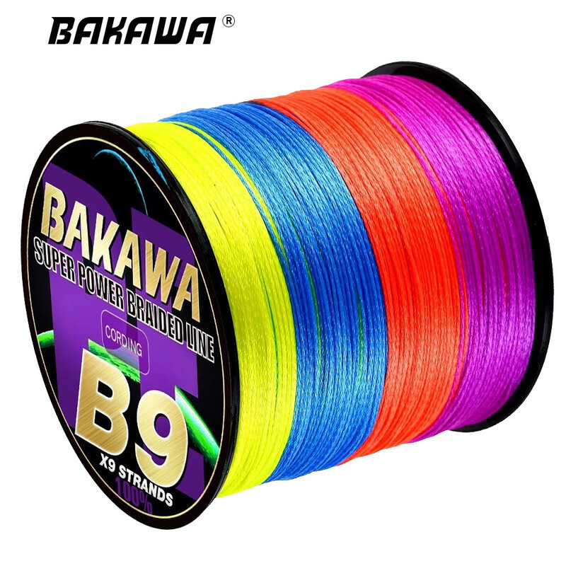 Плетена въдица 9 нишки 100M 300M 500M 1000M Spinning PE Multifilamento Japa Carp Fly Sea Saltwater Weave Extreme Pesca
