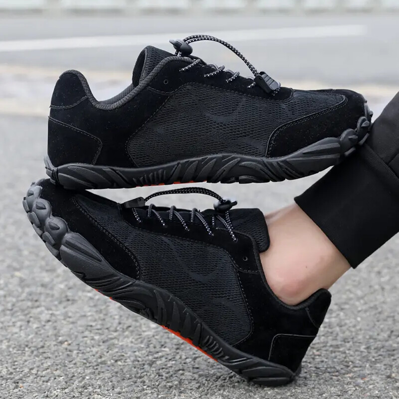 Uued meeste ja naiste matkajalatsid meeste laiad kingad hingavad võrk paljajalu laia varbaga kingad naiste tasapinnalised matkajalatsid