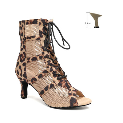 Pantofi de dans latino Femei Fete Pole Doamne Pantofi de dans Tocuri înalte bd Competition Cizme Latine albe Petrecere coloana reglabilă