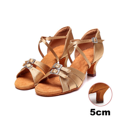 Naiste pandlaga kõrged/madalad kontsad seemisnahast tallad Ladina tantsu moodsa tantsusaaliga Cha-Cha Rumba Samba tantsukingad