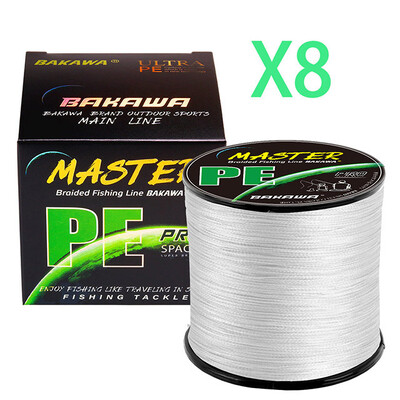 BAKAWA 8 niti pletena struna za pecanje Multifilament 300M 500M 1000M 100M Japanska pletena žica za šarana Dodaci More