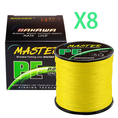 BAKAWA 8 niti pletena struna za pecanje Multifilament 300M 500M 1000M 100M Japanska pletena žica za šarana Dodaci More