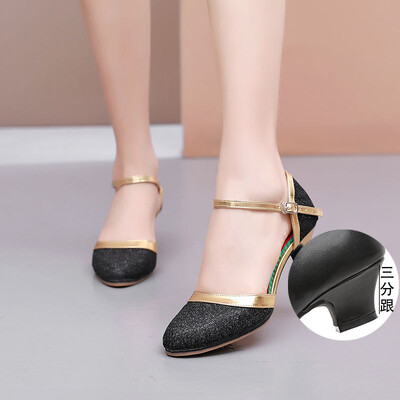 παπούτσια χορού για γυναίκες Σόλα από καουτσούκ Μάρκα μοντέρνα παπούτσια χορού Salsa Ballroom Tango Latin Παπούτσια για κορίτσια Γυναικεία Χονδρική / λιανική