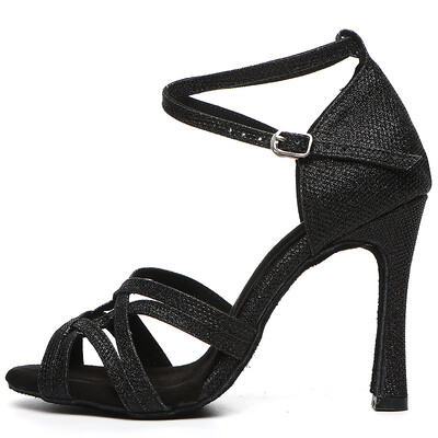 JuseDanc Cipele za jazz ples Ženske plesne cipele za salsu Vjenčane cipele Visoke pete Cipele za tango ples Roza crna