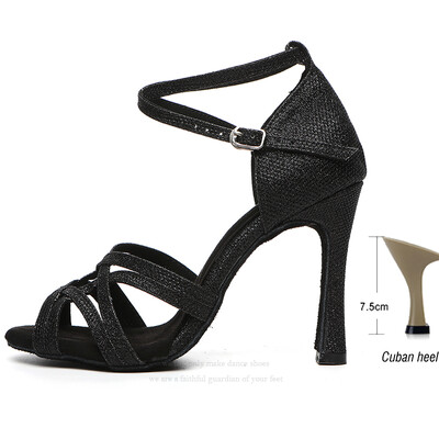 JuseDanc Cipele za jazz ples Ženske plesne cipele za salsu Vjenčane cipele Visoke pete Cipele za tango ples Roza crna